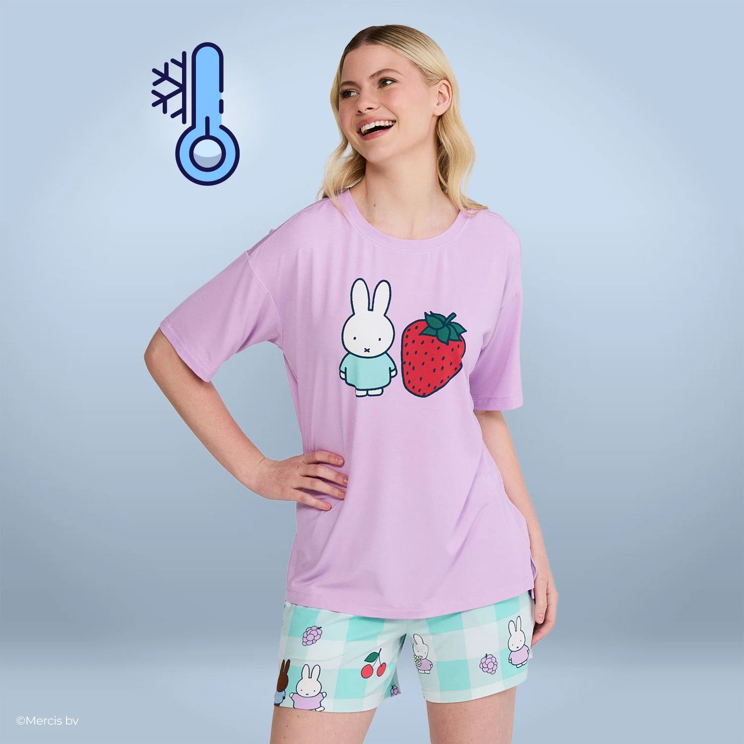 Cooling Short Sleeve PJ Top Licensed